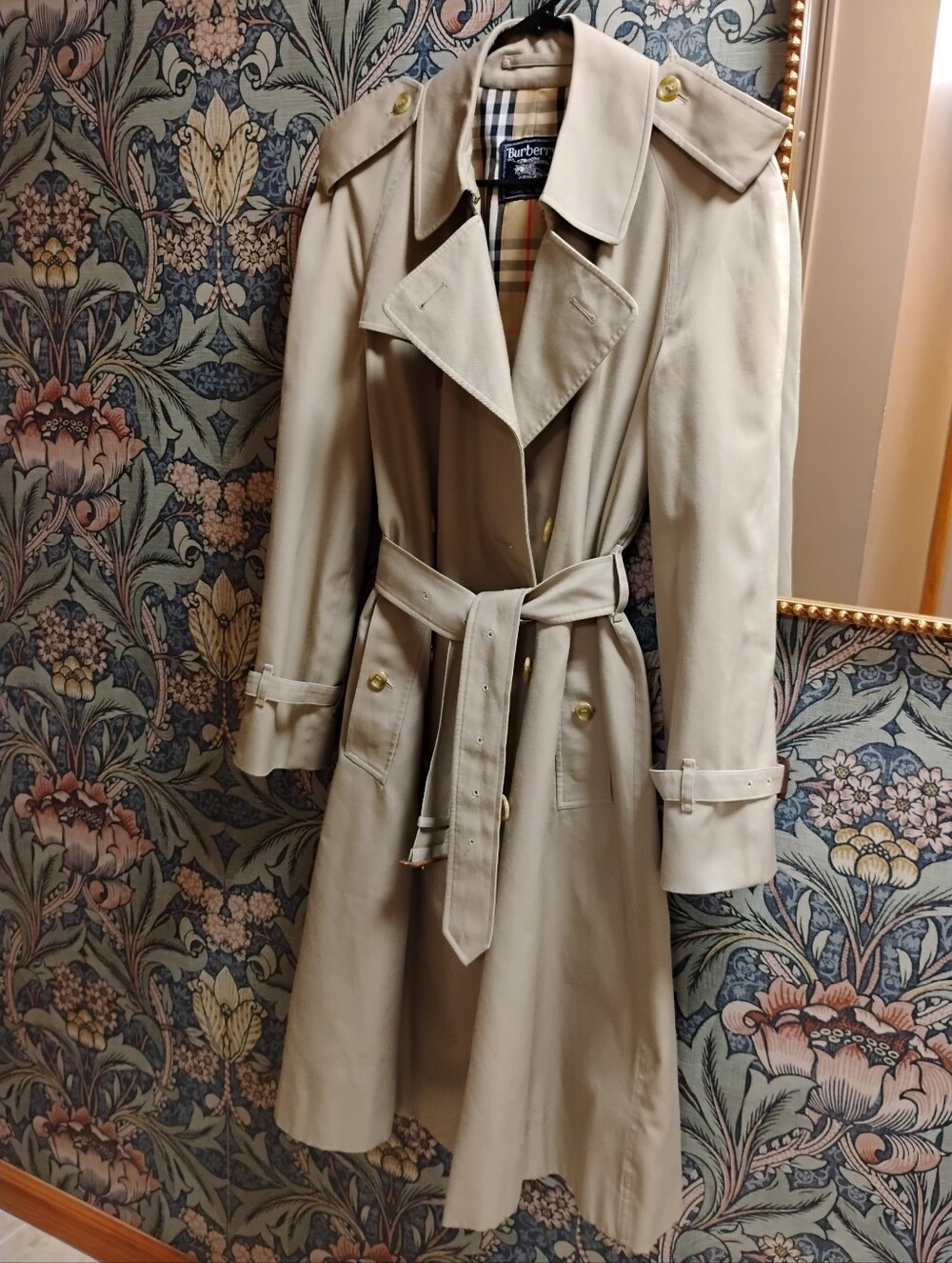 Vintage Burberry Trench Coat, With Nova Check Lining